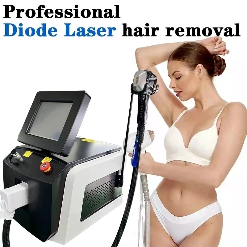 New and Powerful 4000W Ice Platinum 808nm Diode Laser Hair Removal Device - Multi-wavelength Laser Hair Removal