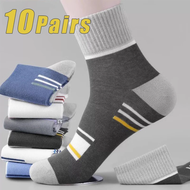 20Pairs Cotton Short Socks for Male High Quality Women's Low-Cut Crew Ankle Spor