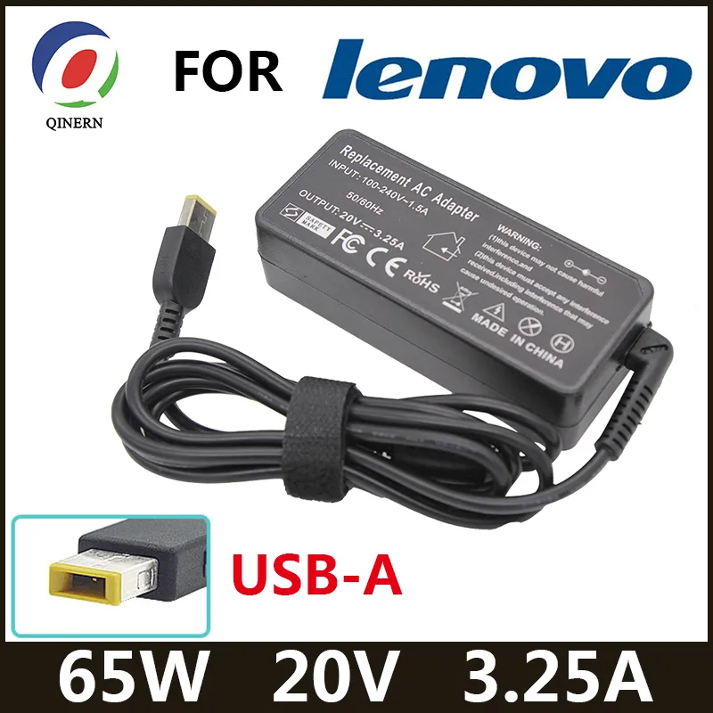 20V 3.25A 65W USB AC Laptop Charger Power Adapter For Lenovo Thinkpad X301S X230