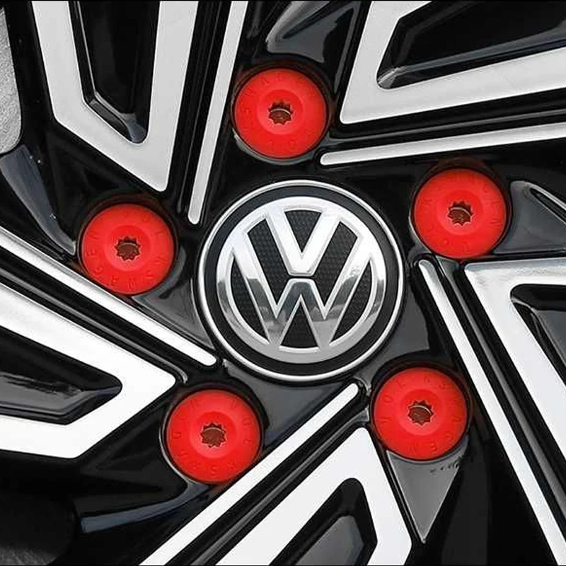 20pcs 17mm Wheel Lug Nut Bolt Cap Covers With Removal Tool For VW Beetle Audi Sk