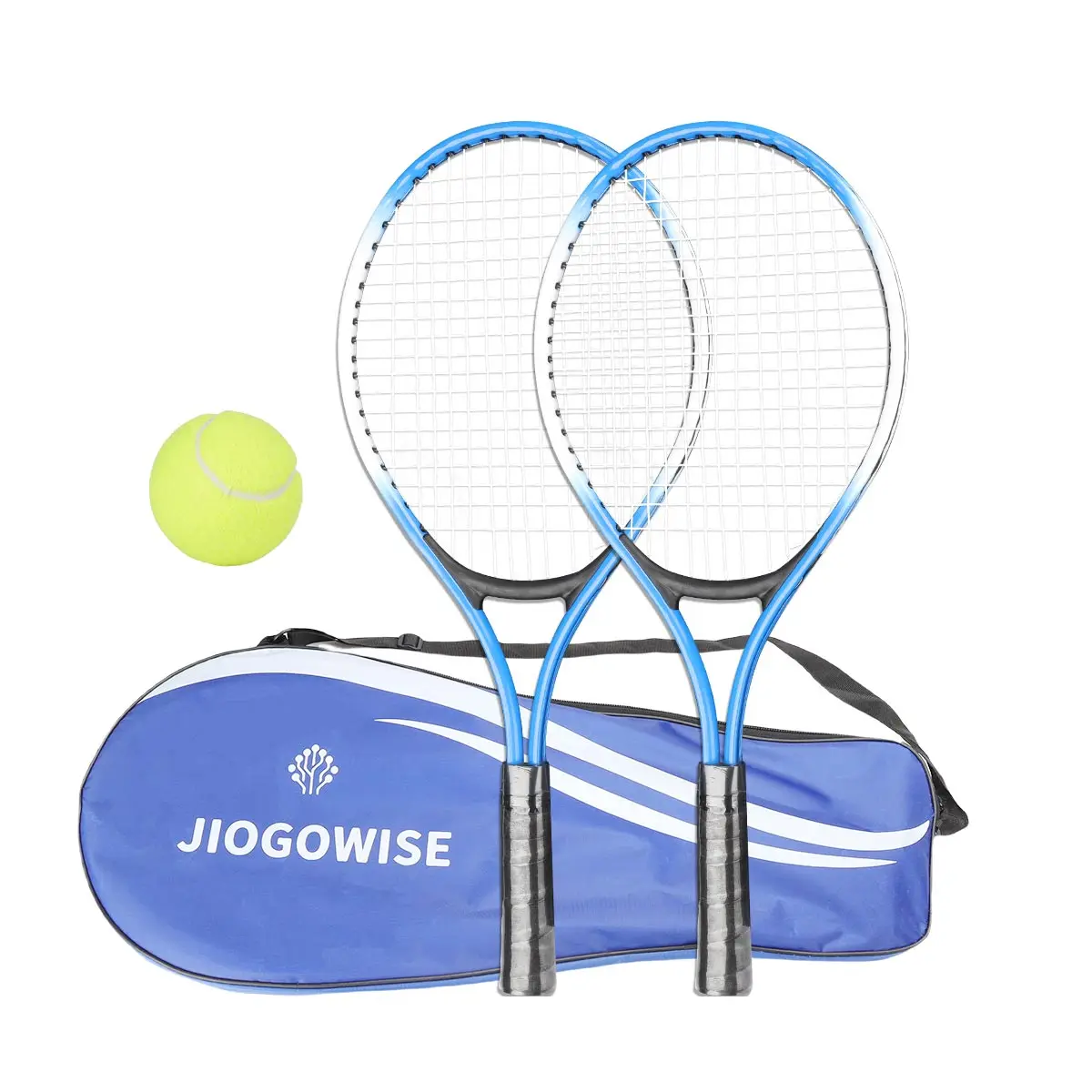 2pcs Tennis Rackets Included Tennis Bag Sports Exercise 21'' Racquet Set Youth G