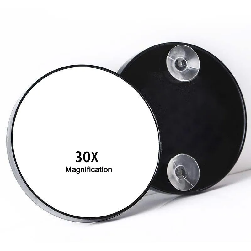 30x Magnification Mirror With Suction Cup Blackhead Magnifying Compact Remove Ac