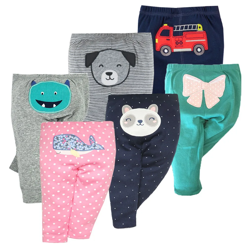 3PCS/LOT Newborn Baby Pants 9-24M-3T Spring Autumn Baby Leggings Cotton Infant B