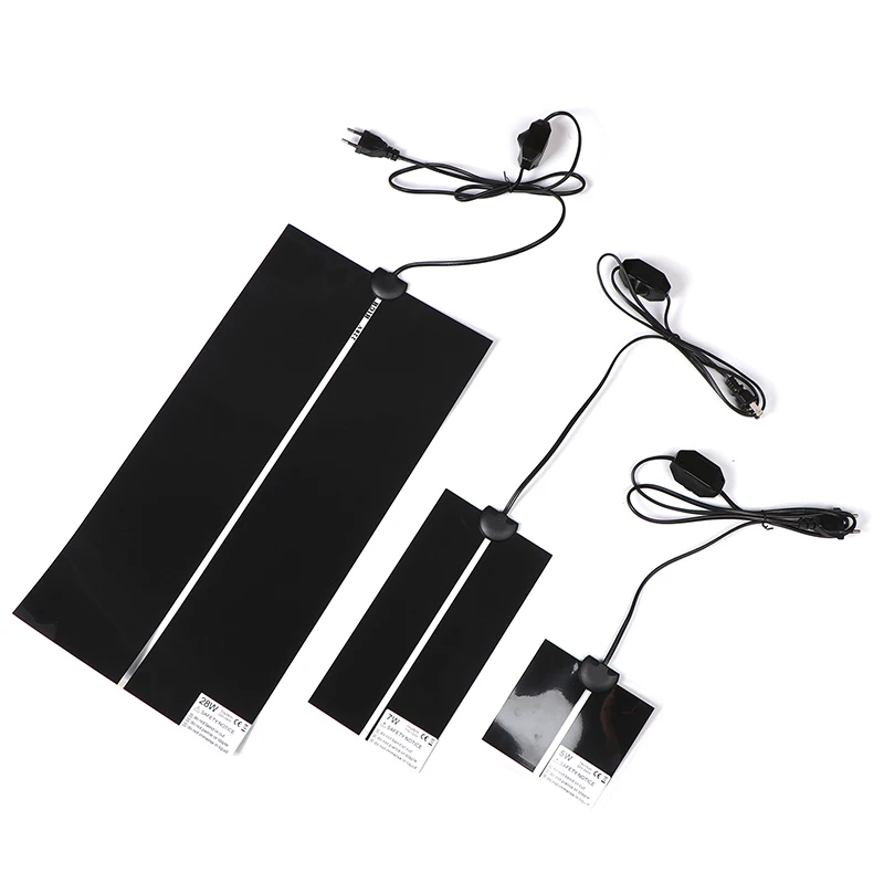 5-45W Terrarium Reptiles Heat Mat Climbing Pet Heating Warm Pads Adjustable Temp