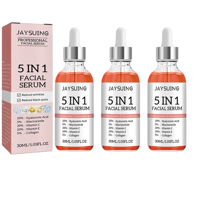 5 In 1 Hyaluronic Acid Face Serum Moisturizing Vitamin C collagen Lightning Faci