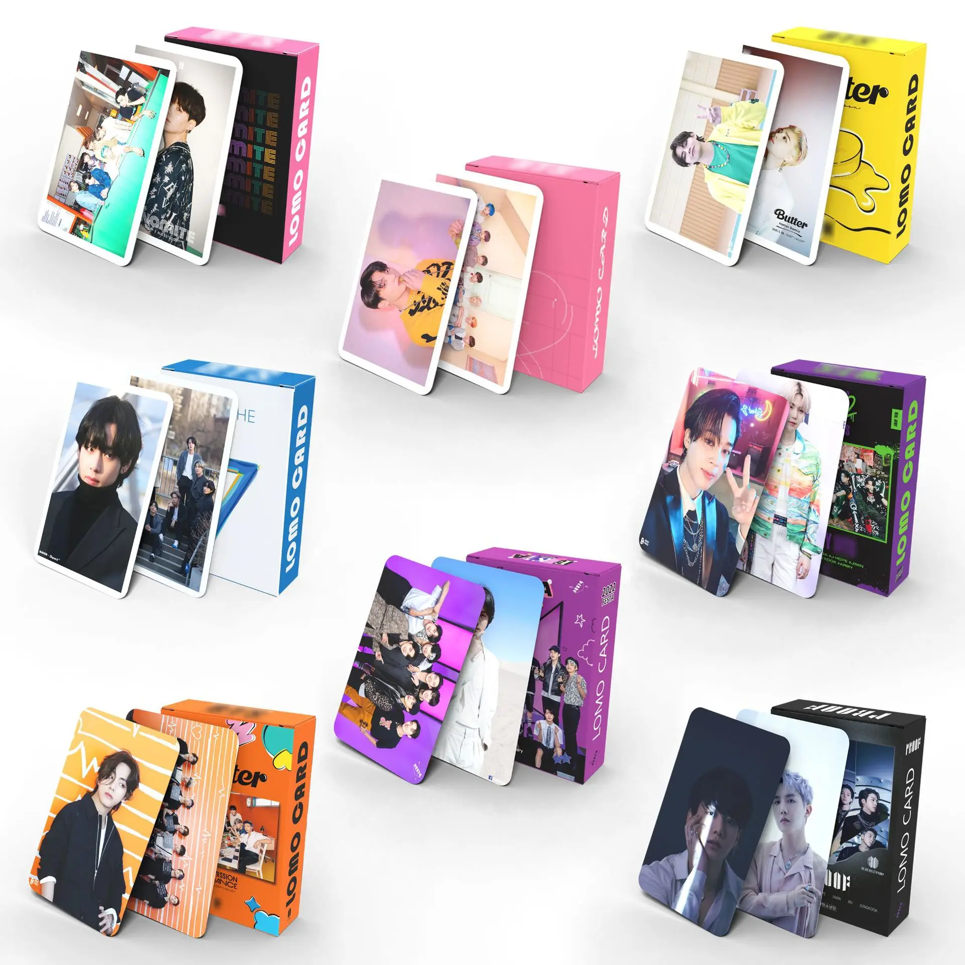 55Pcs/Set Kpop Idol JIMIN FACE Photocards Ablum HD Photo Print Cards Pictures Ph