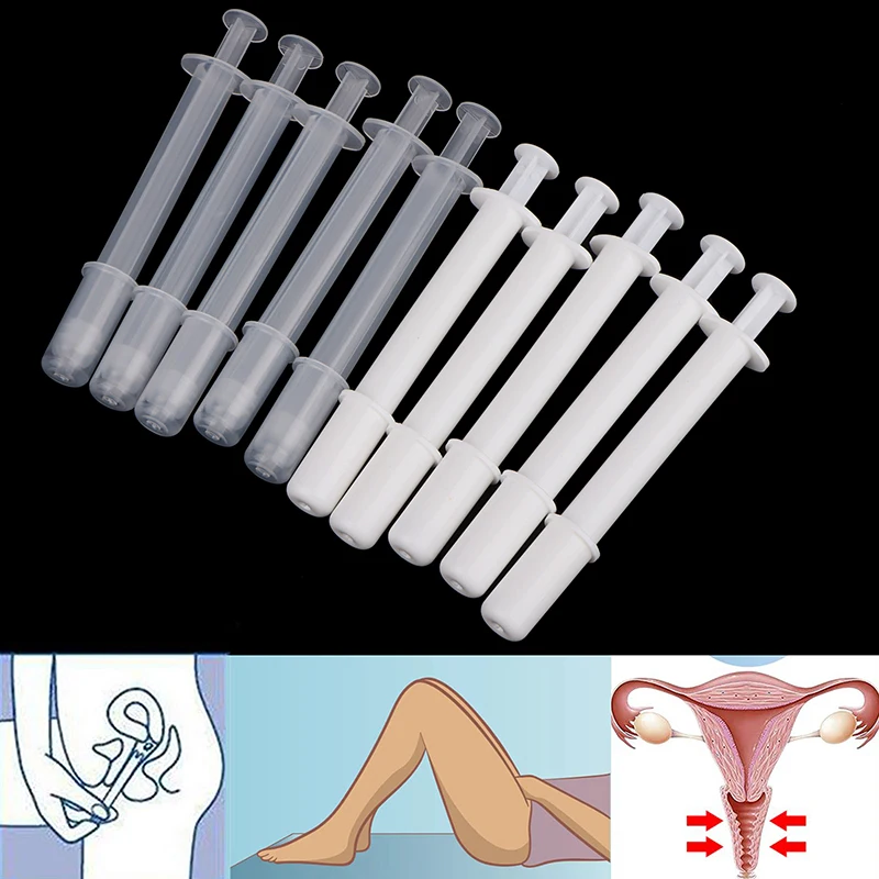 5Pcs Vaginal Applicator Lubricant Injector Syringe Lube Health Care Disposable A