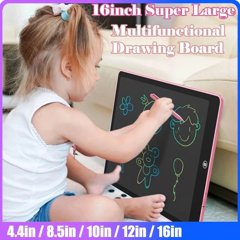 8.5/10/12/16 in LCD Drawing Tablet For Children's Toys Painting Tools Electronic