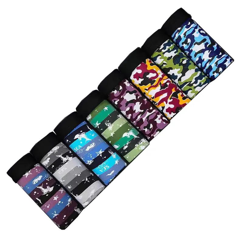 8pcs/set Male Panties Modal Men's Underwear Boxers Breathable Sexy Man Boxer Sol