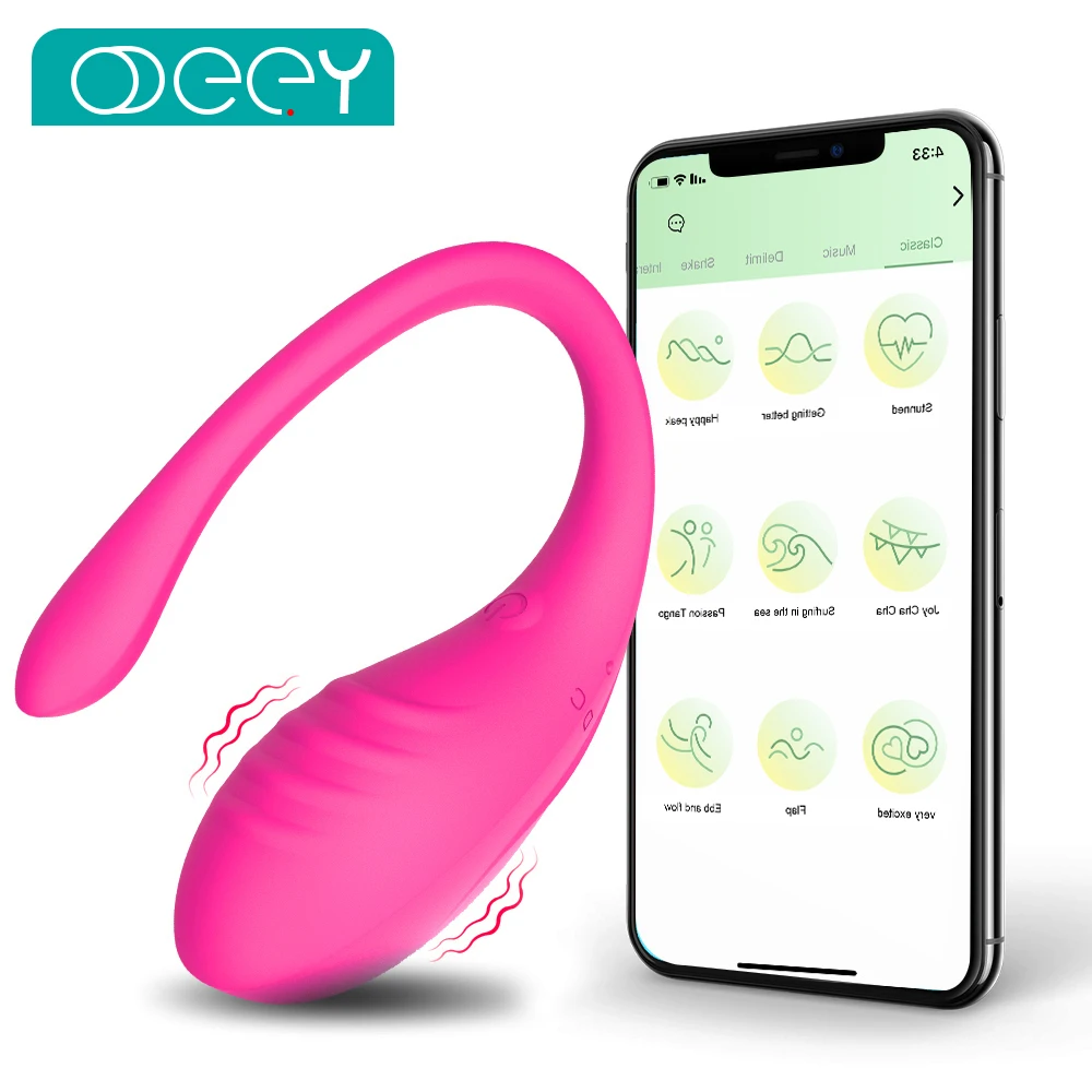 9 Speed APP Controlled Vaginal Vibrators G Spot Anal Vibrating Egg Massager Wear
