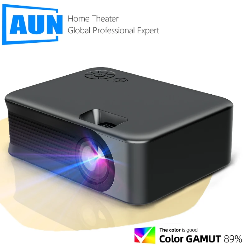 AUN Portable Projector Mini A30 Upgrade Home Theater Projectors 4K Video Play Vi