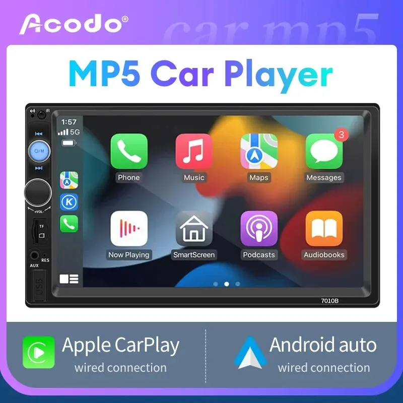 Acodo 2din Car Radio 7inch HD Autoradio Multimedia MP5 Player Car Stereo Bluetoo