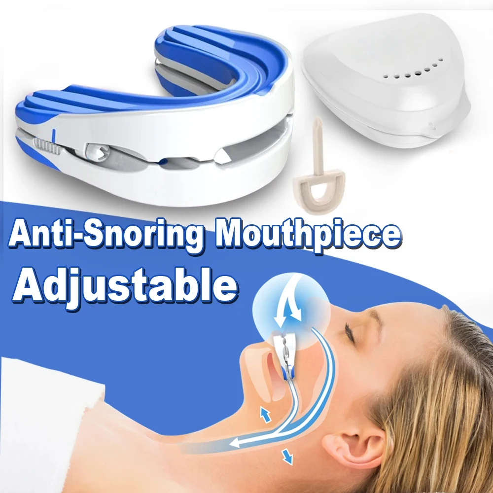 Adjustable Anti Snoring Mouth Guard Braces Anti-Snoring Device Man Snoring Stopp