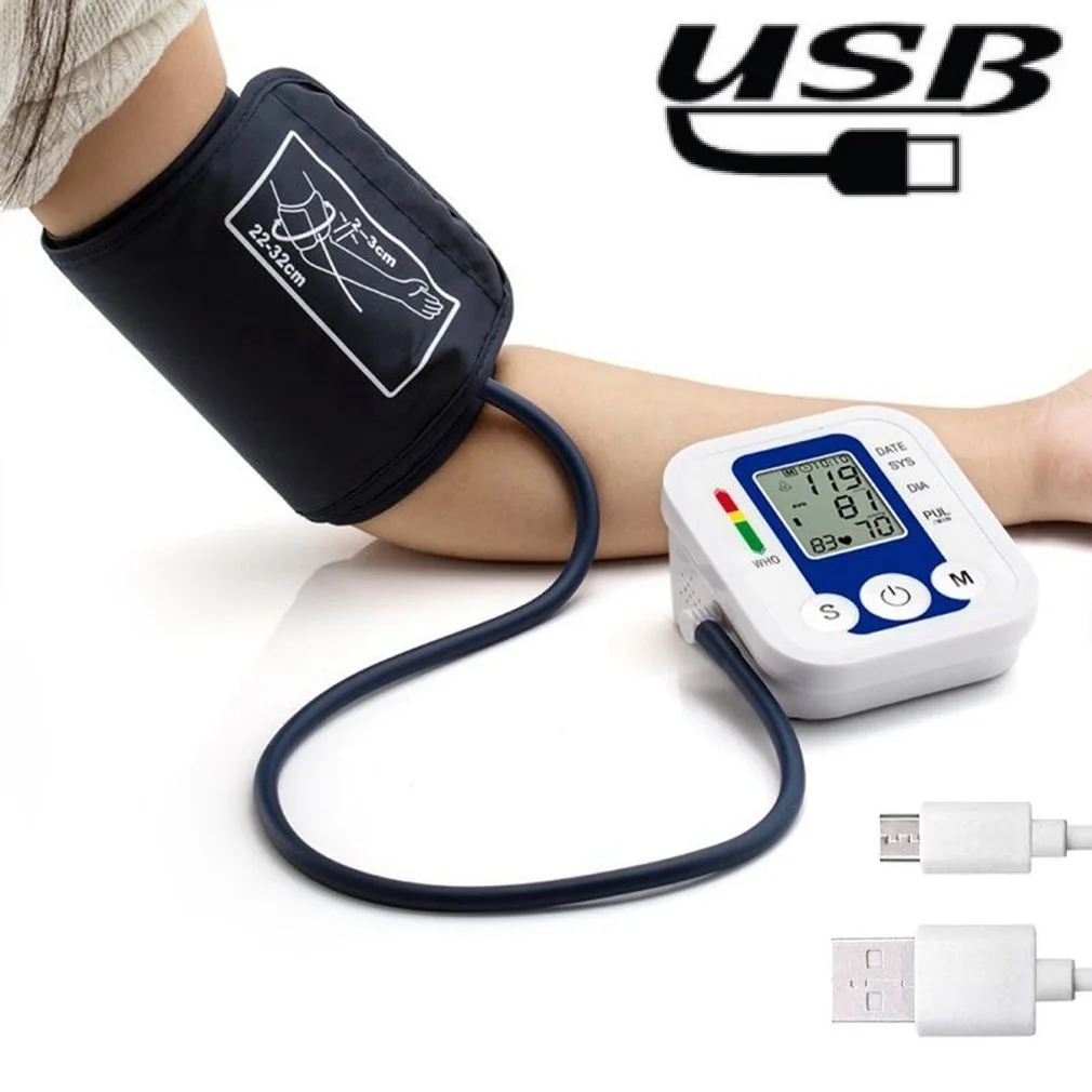 Arm Blood Pressure Monitor BP Equipment Automatic Professional Medical Portable 