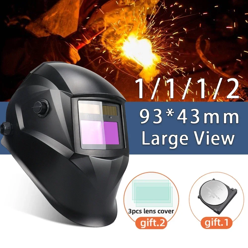 Automatic Darkening Solar Welding Helmet for MIG MMA TIG Welding Mask/Cap Goggle
