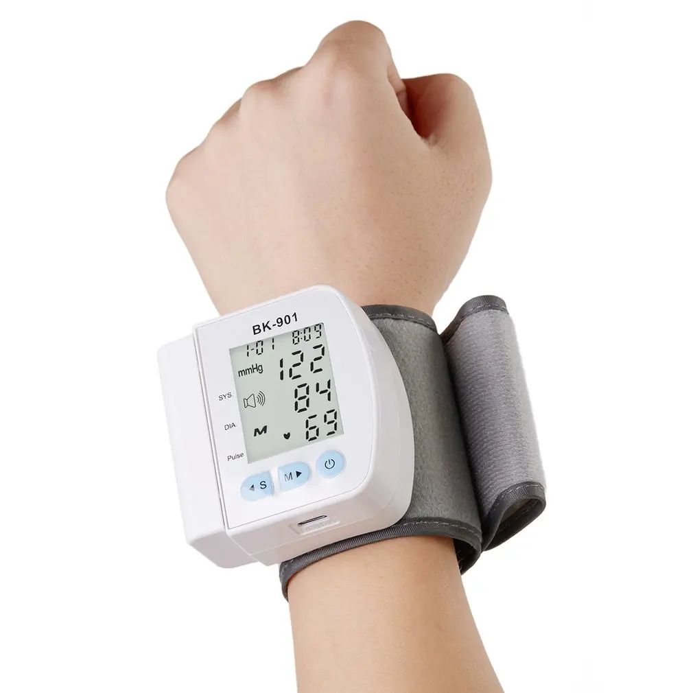 Wrist Electronic Blood Pressure Monitor Portable Home Blood Pressure Monitors En