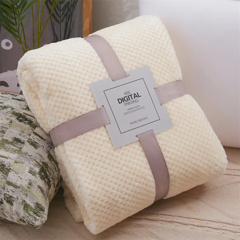 Baby Blanket Soft Fleece Infant Thick Quilt Bedding Swaddle Wrap Blanket Warm Ne