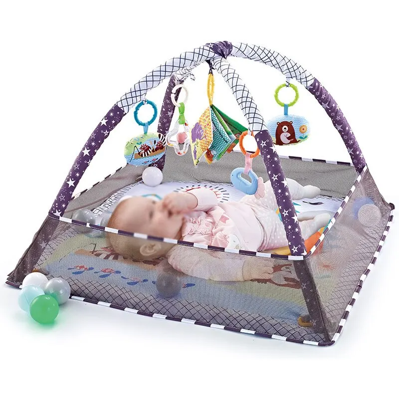 Baby Fitness Frame Crawling Play Mat Multifunction Fence Floor Toddler Activity 