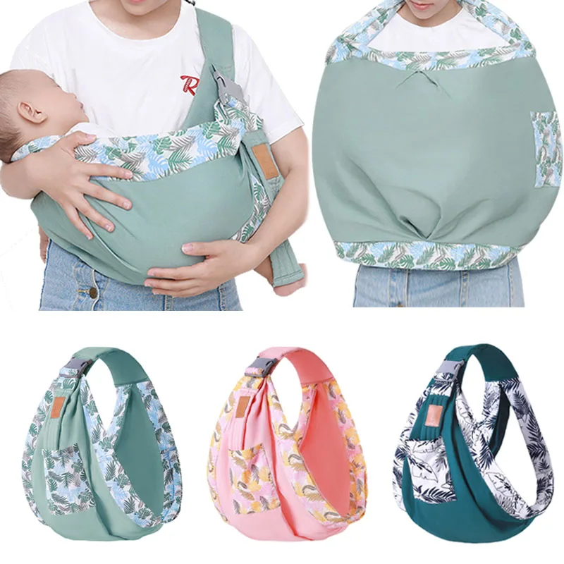 Baby Wrap Newborn Sling Dual Use Infant Nursing Cover Carrier Mesh Fabric Breast
