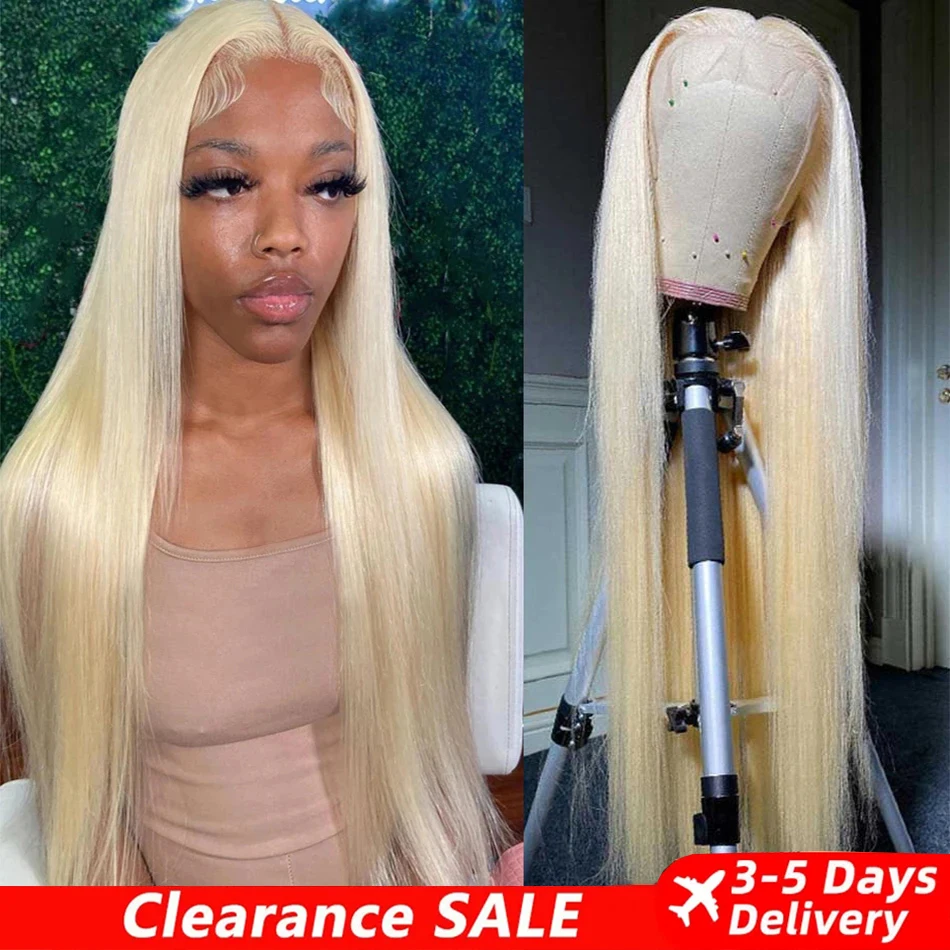 Blonde 613 13x6 Lace Frontal Wigs HD 613 Lace Front Human Hair Wigs For Women Pr