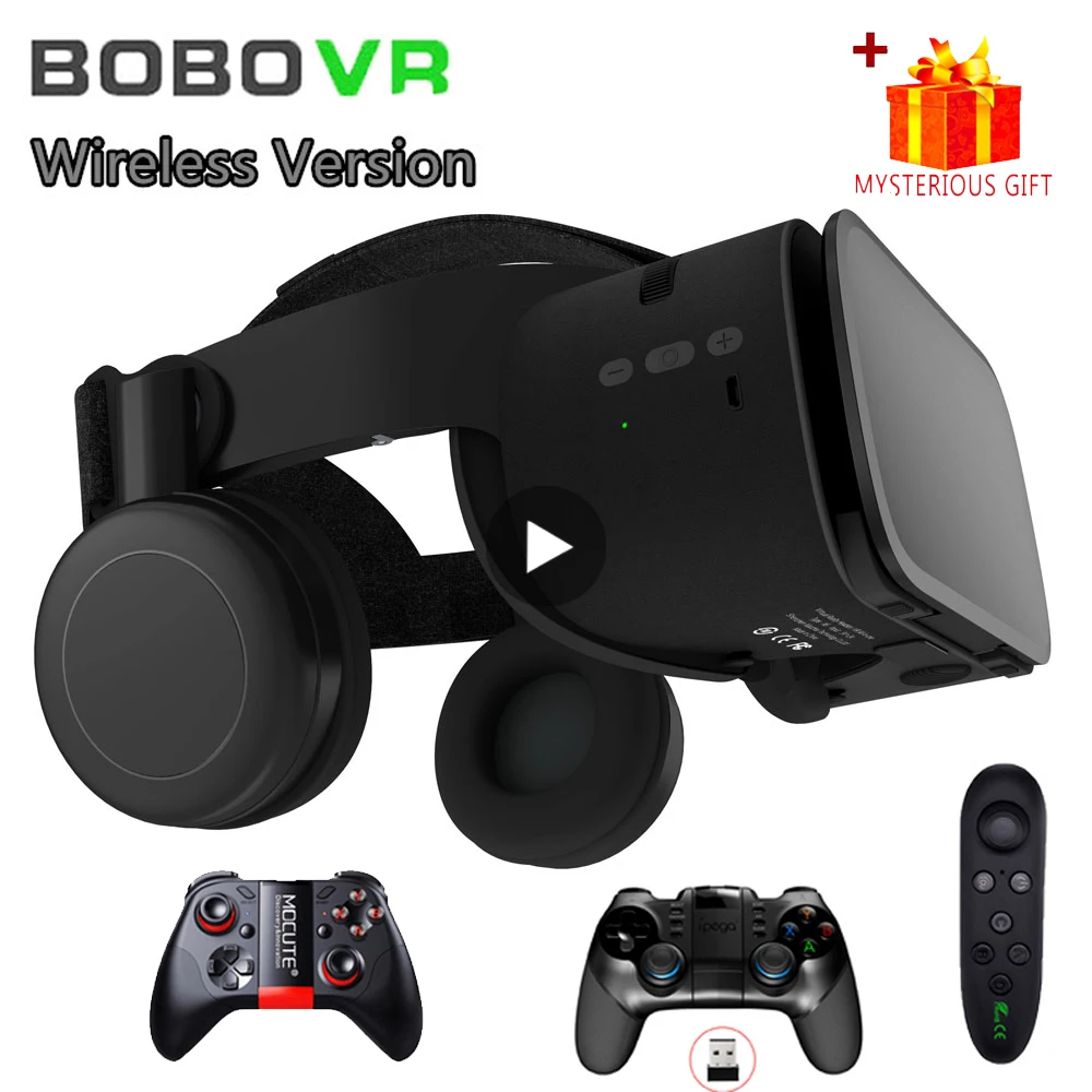 Bobovr Bobo VR Z6 Viar 3D Virtual Reality Glasses Bluetooth Headset Devices Helm