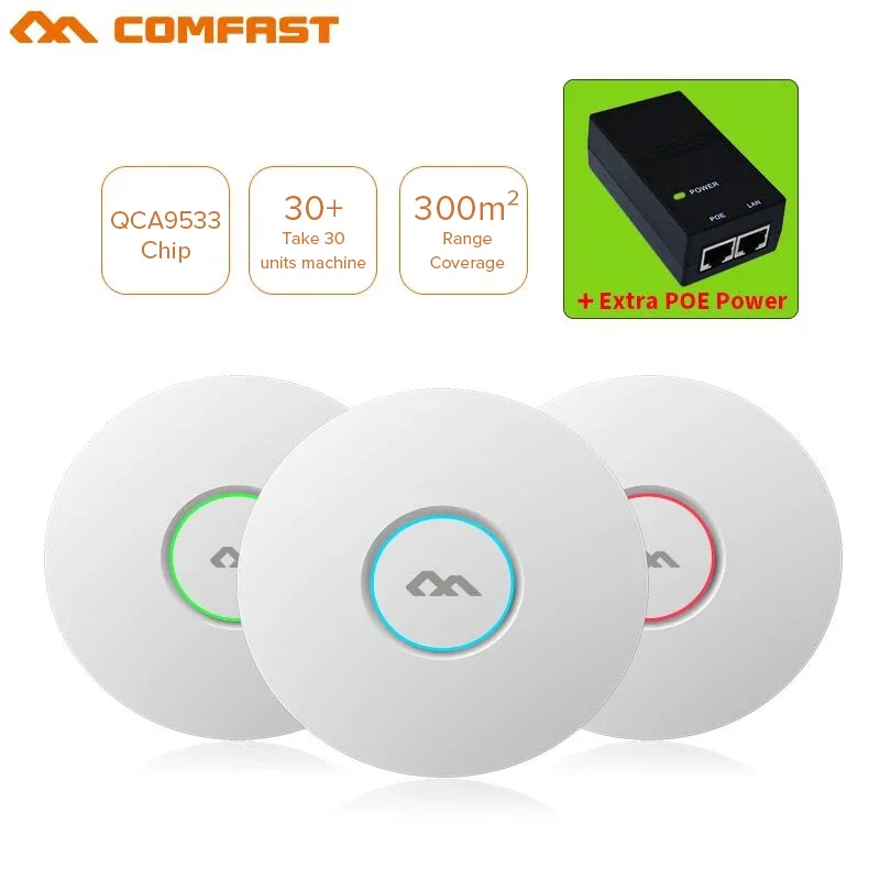 COMFAST CF-E320NV2 300Mbps Ceiling AP 802.11b/g/n wireless AP wifi coverage rout