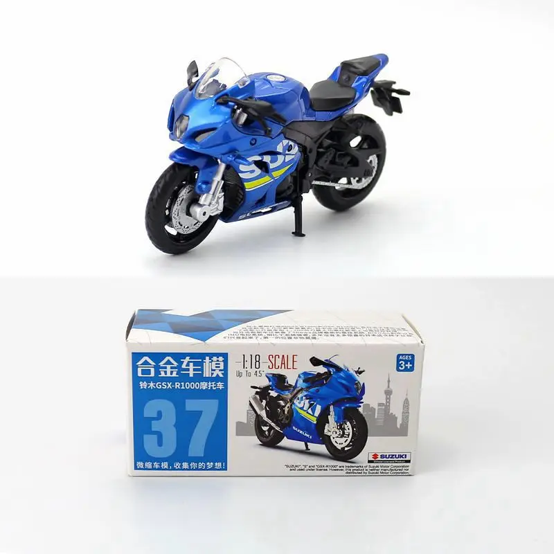 Caipo 1:18 Suzuki GSX-R1000 Alloy&Plastic Motorcycle For Boy Toy Collection Frie