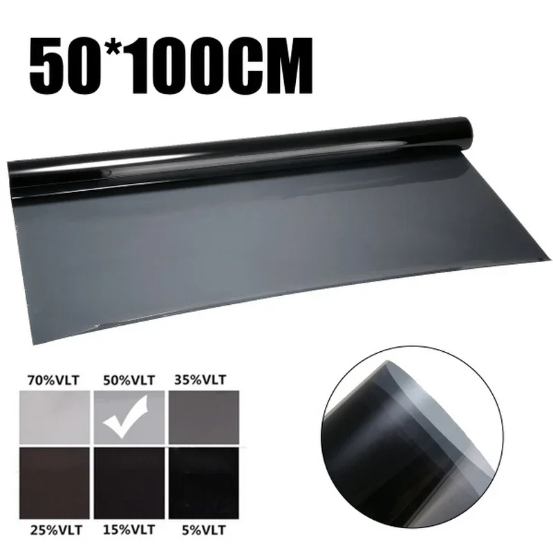 Car Glass Insulation Film Black Window Flim Privacy Sun Blocking Anti UV 5% 25%