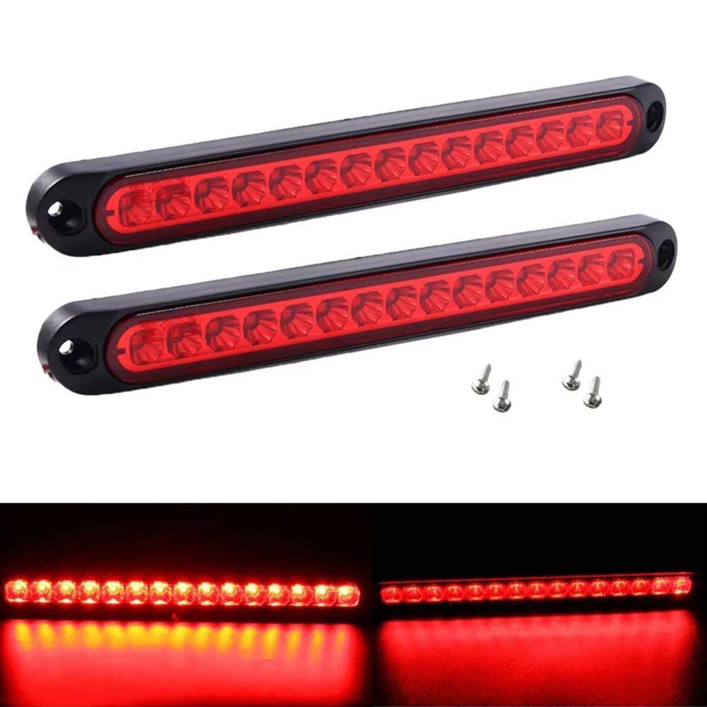 Car LED Third 3rd Brake Lights Bar Ultra-thin Rear Parking Signal Lamp Truck Hig
