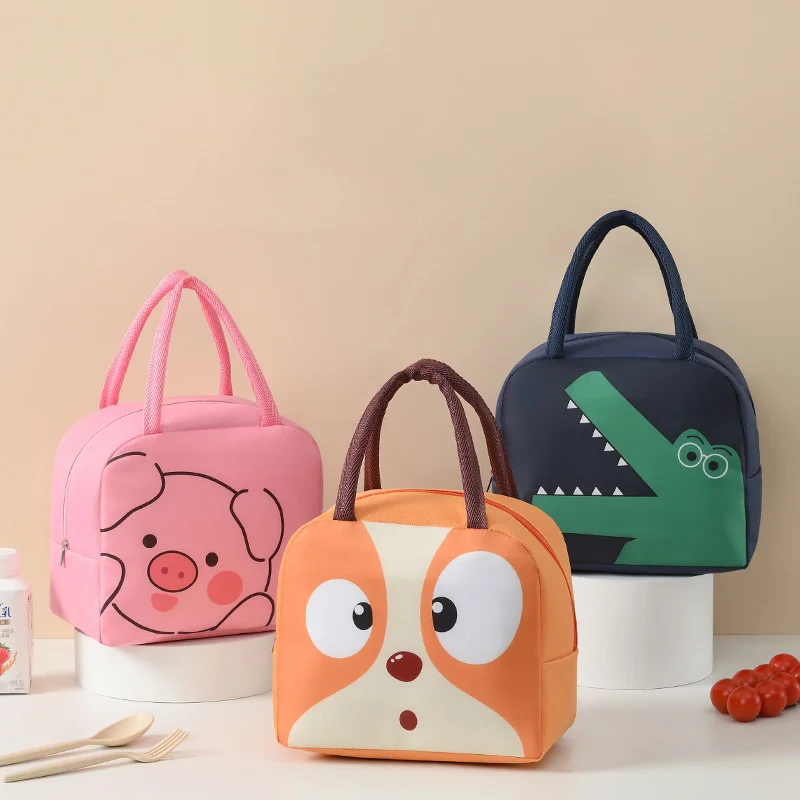 Cartoon Animals Thermal Lunch Bags For Children With Free Shipping Kids Girls St