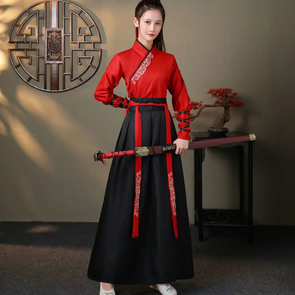 Chinese Hanfu Dress Women Clothing Vintage Ethnic Style Fashion Clothes Elegant 