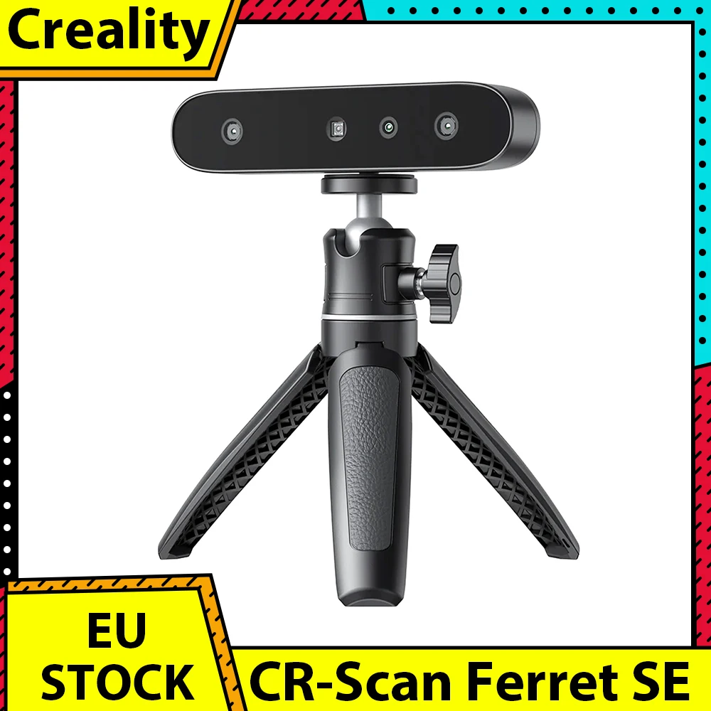 Creality CR-Scan Ferret SE 3D Scanner, Up to 30 fps Scan Speed, 0.1mm Accuracy, 