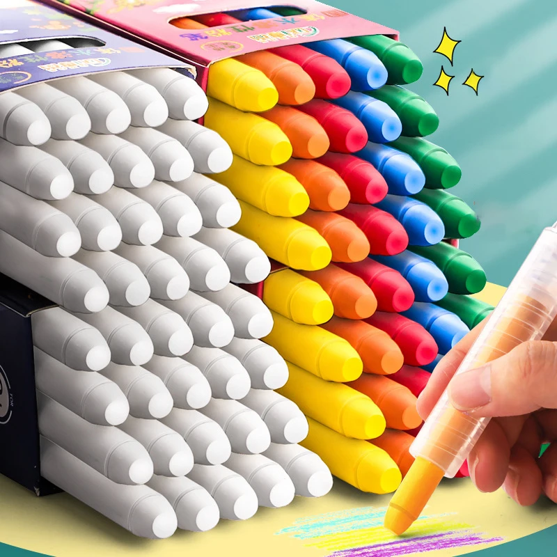 Creative Dust Free Solid Water Chalk Kawaii Non-toxic Blackboard Whiteboard Chal