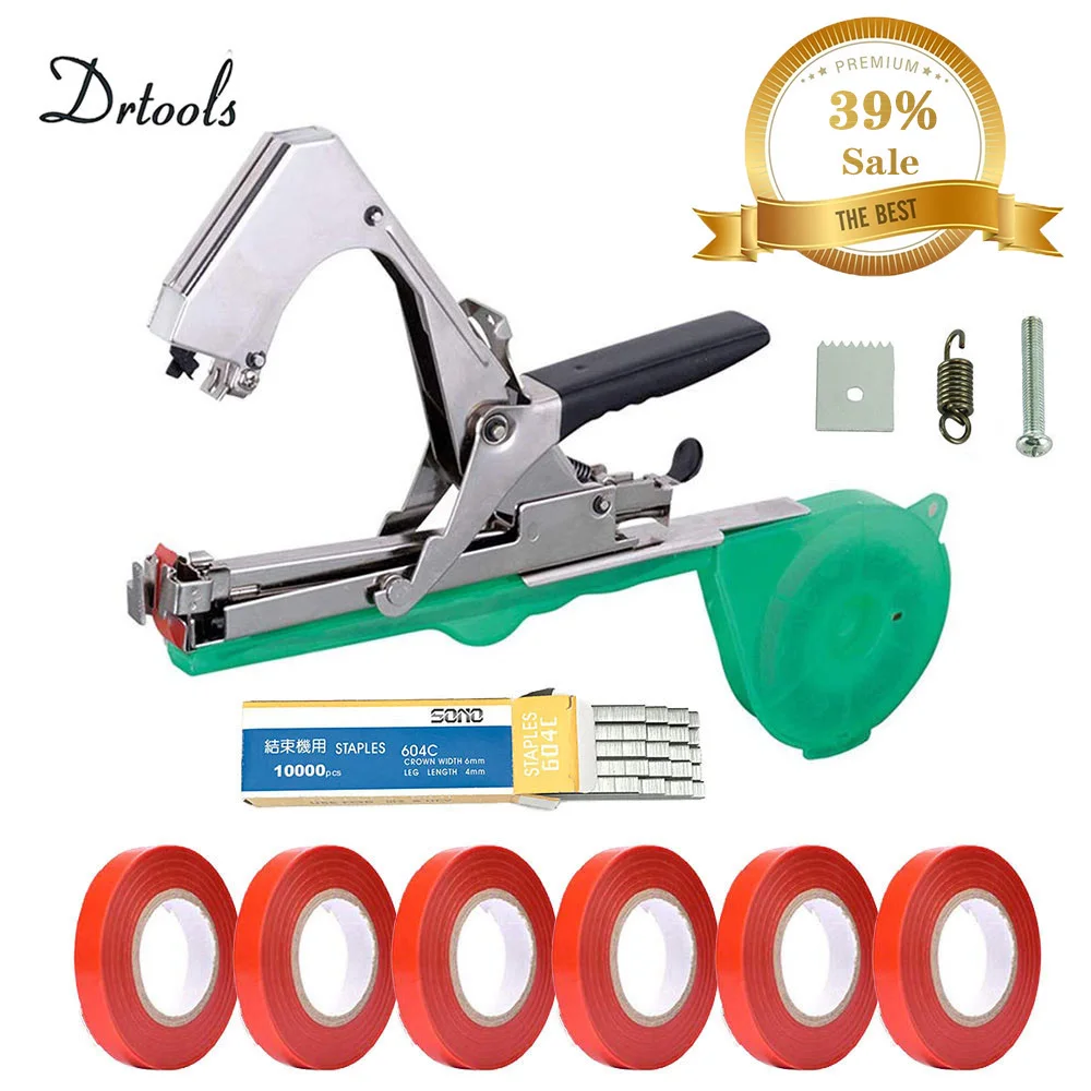 Drtools Garden Tools Garter Plants Plant Branch Hand Tying Binding Machine Mince