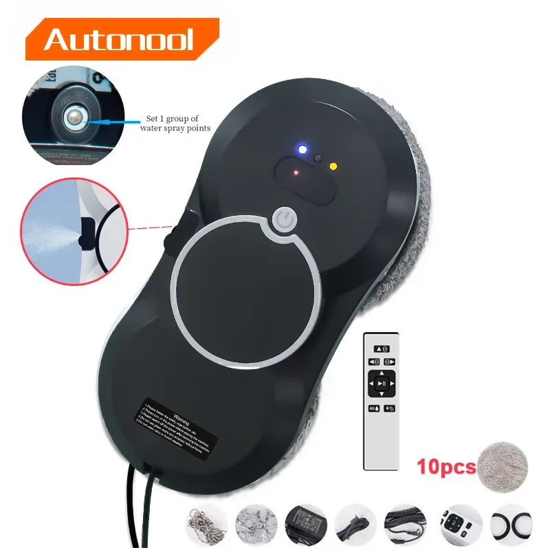 Electric Brush Cleaning Car Cleaner Magnet Window Vacuum Glass Double-sided Stea