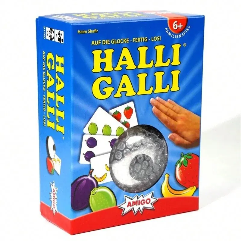 English Version Halli Galli Training Reaction Ability Board Games Cards Chess To