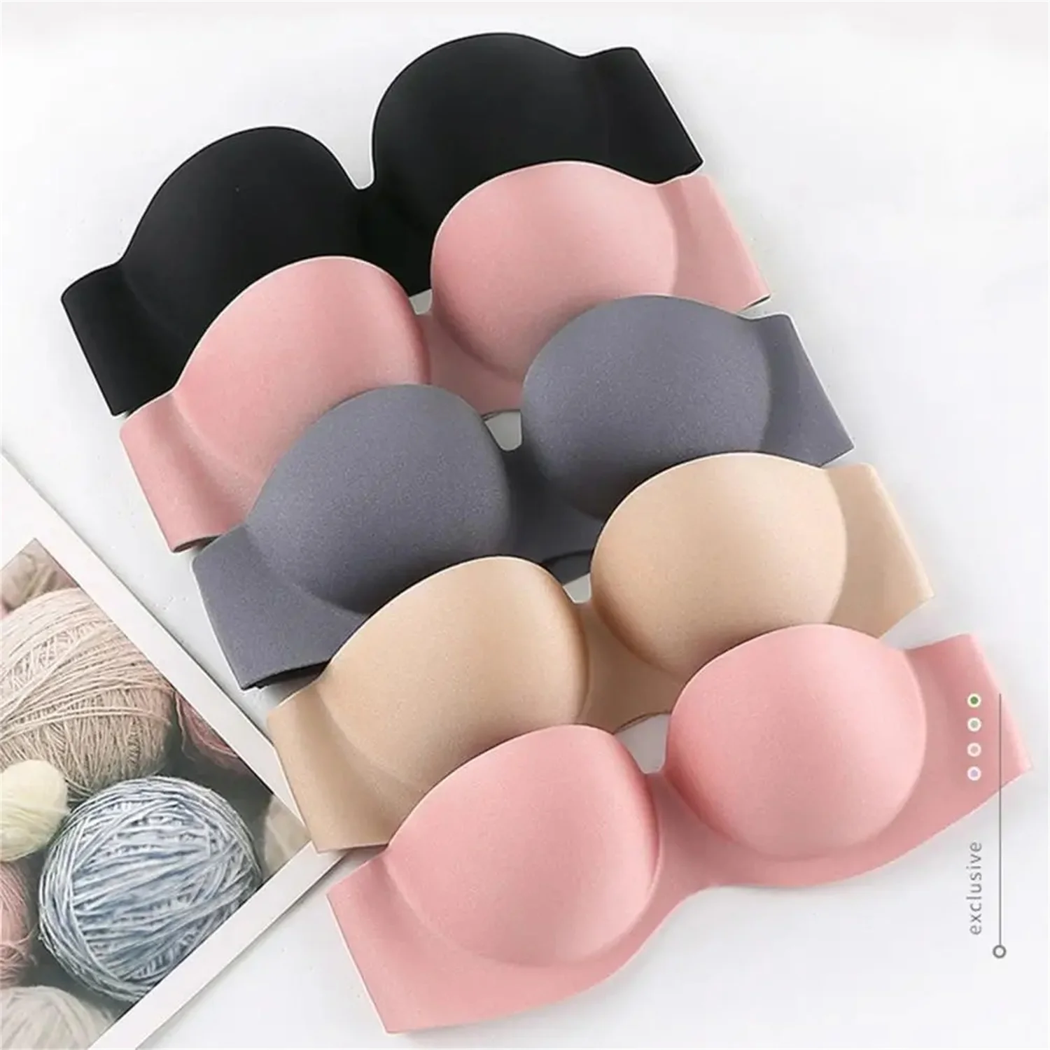 Front Closure Sexy Push Up Bra Women Invisible Bras Underwear Lingerie For Femal