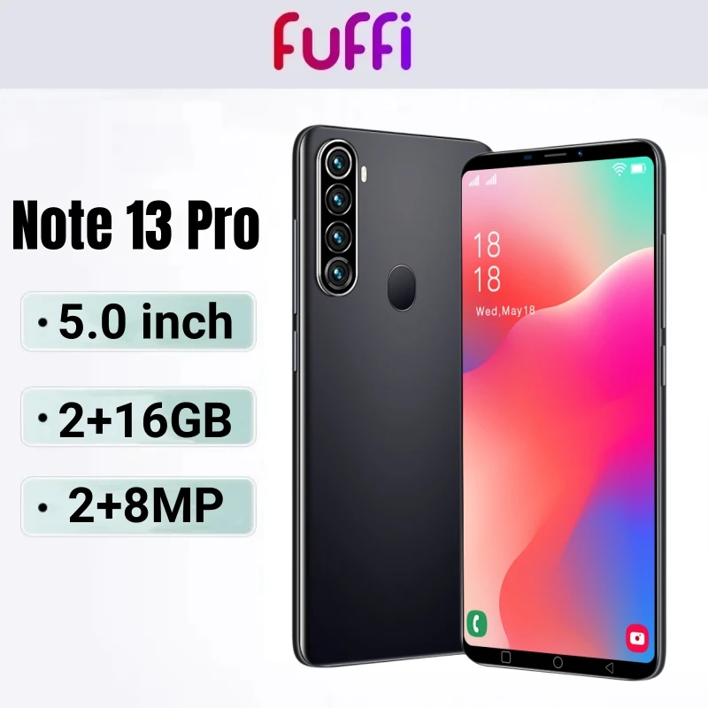 FUFFI Note 13 Pro Smartphone Android 5.0 inch 16GB ROM 2GB RAM Dual SIM Mobile p