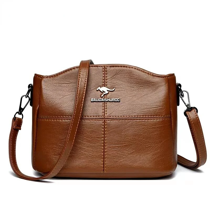 High Quality Soft Leather Shoulder Crossbody Bags for Women Luxury Designer Hand