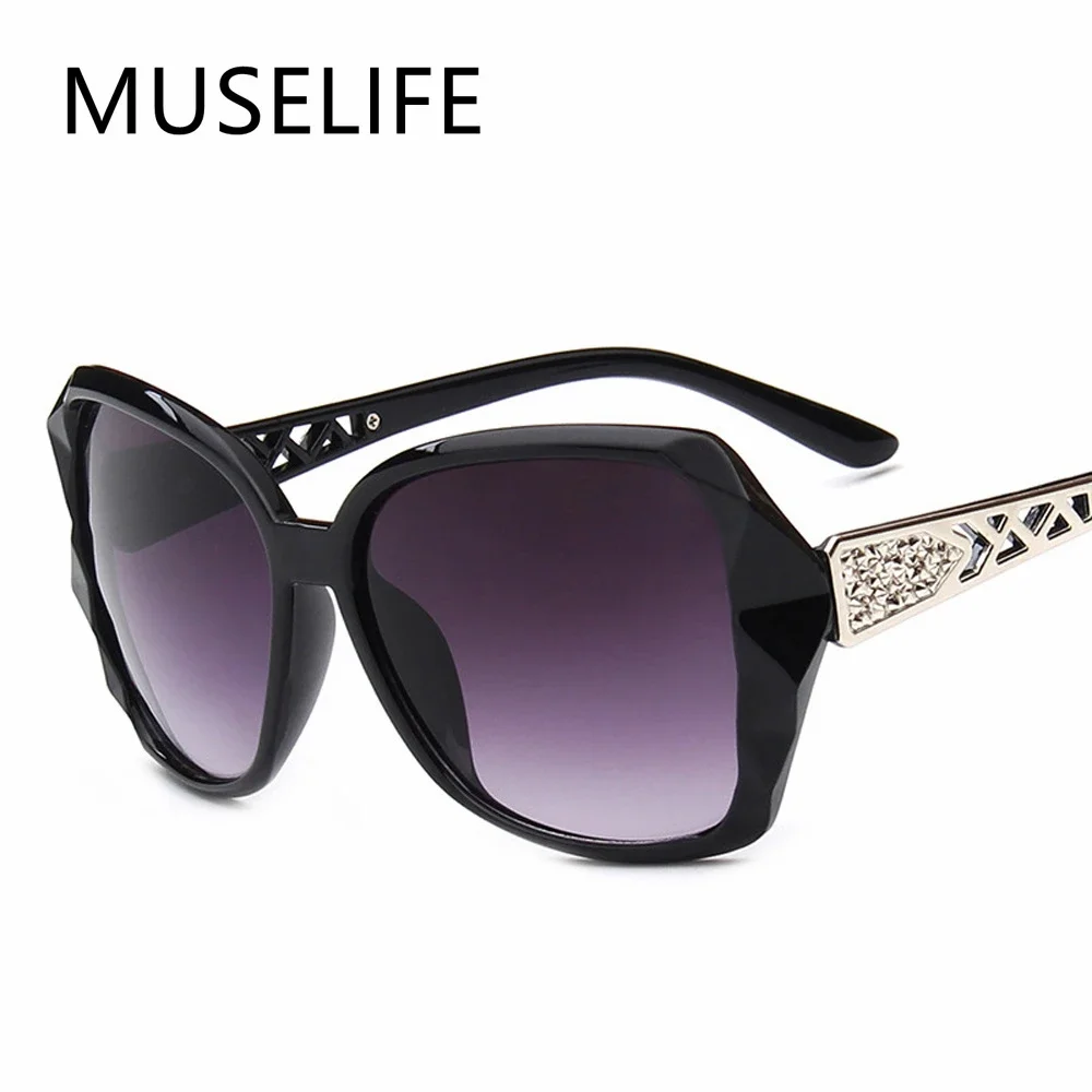 Fashion Square Sunglasses Women Luxury Brand Big Purple Sun Glasses Female Mirro