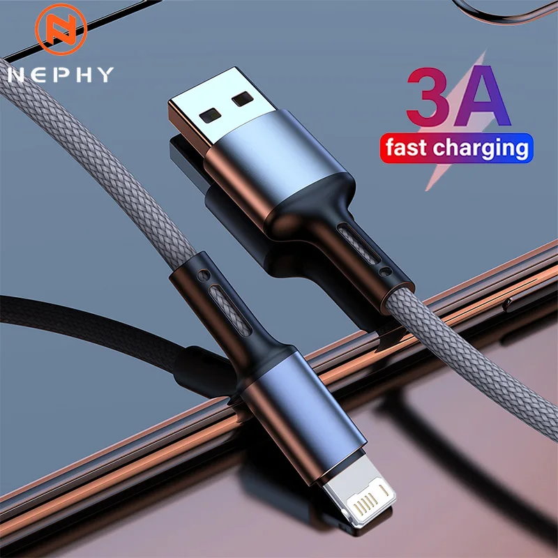 Fast Charge USB Cable For iPhone 11 12 13 14 Pro X Max 6s 7 8 Plus Apple iPad Or