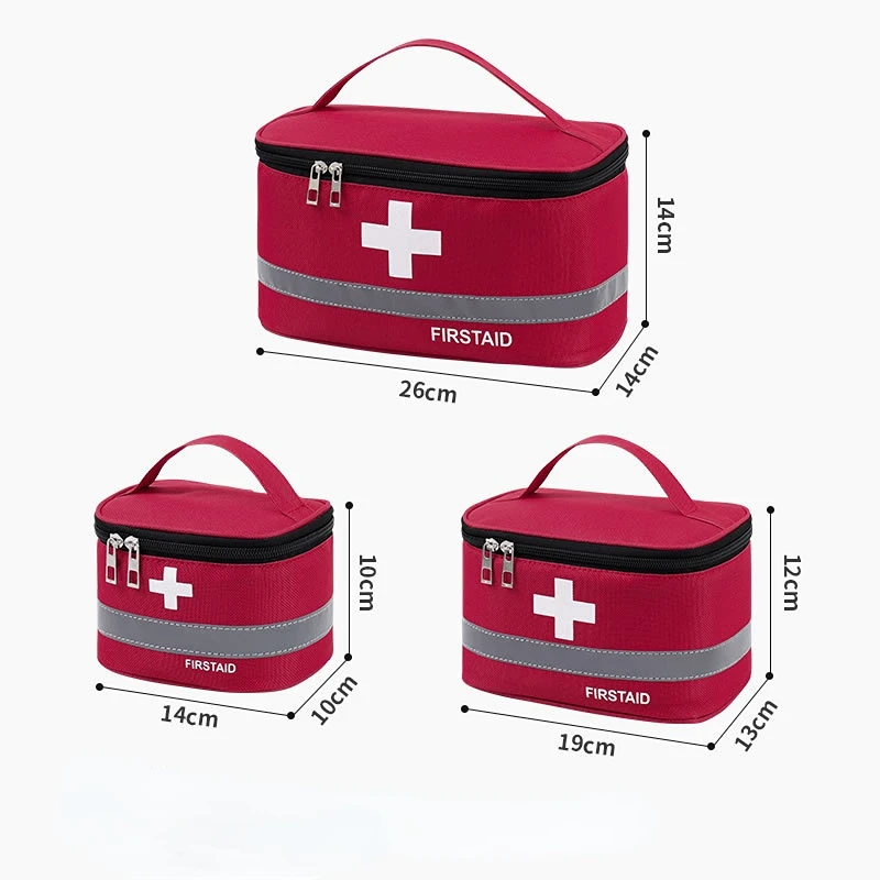 First Aid Kit Medicine Storage Bag Portable Outdoor Rescue Bag Household Childre