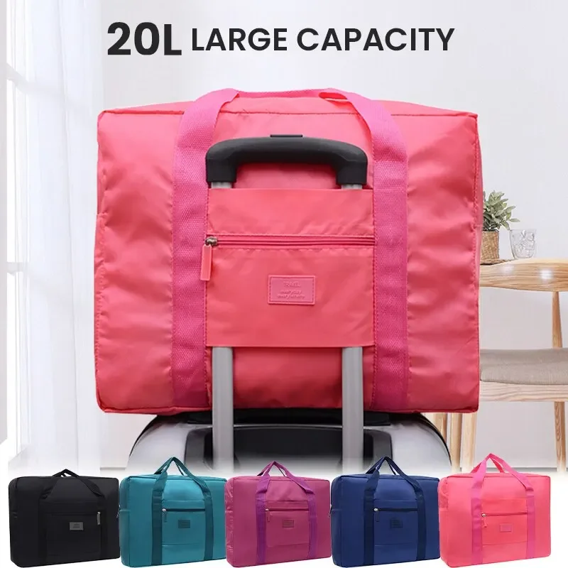 Foldable Travel Duffel Bag Lightweight Travel Bag for Women and Men Tote Carry O