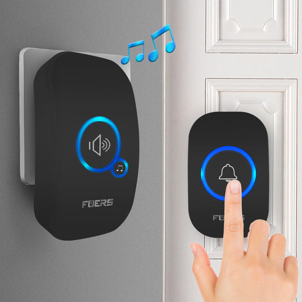 Fuers Wireless Doorbell Home Welcome Smart Door bell 150M Long Wireless Distance