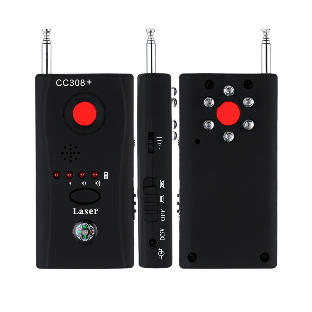 Full-Range Wireless Camera Lens Signal Detector CC308+Radio Wave Signal Detect C