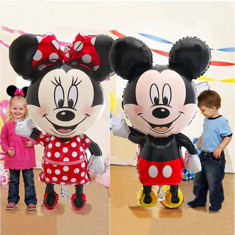 Giant Mickey Minnie Mouse Balloons Disney Cartoon Foil Balloon Baby Shower Birth