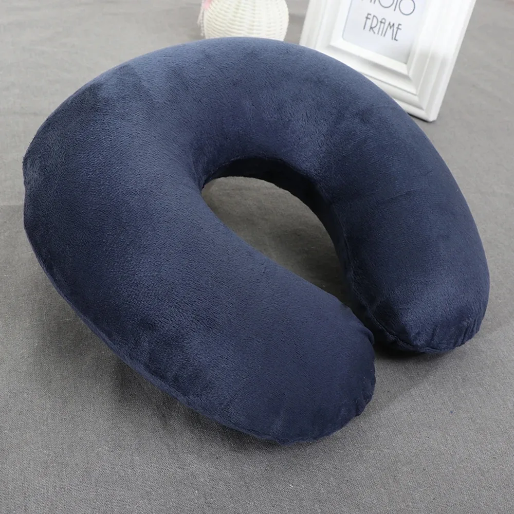 Gift U-shaped pillow, slow rebound neck pillow, convenient for carrying, office 