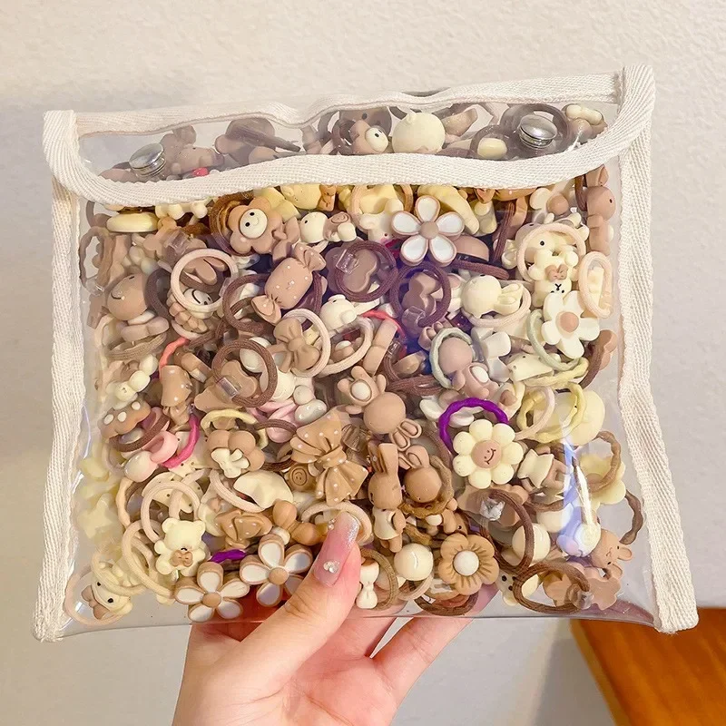 Hair Accessories Girls Bands Bandeau Cheveux Scrunchies Elastic Fille Korean Haa