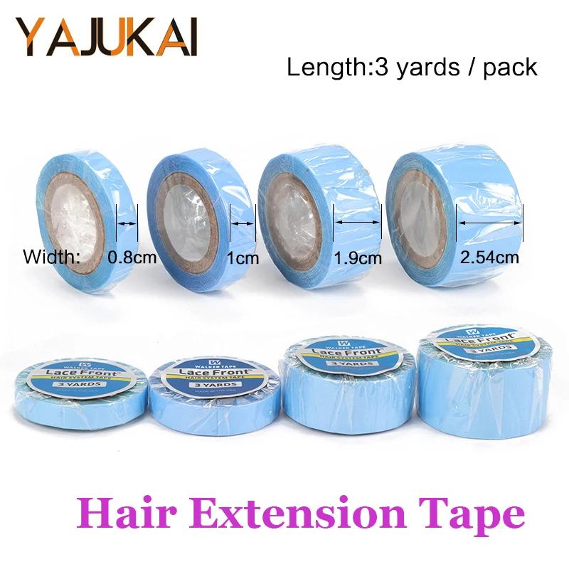 Hair SystemsTape For Lace Front Blue Double Sided Wig Tape For Hair Extensions 0