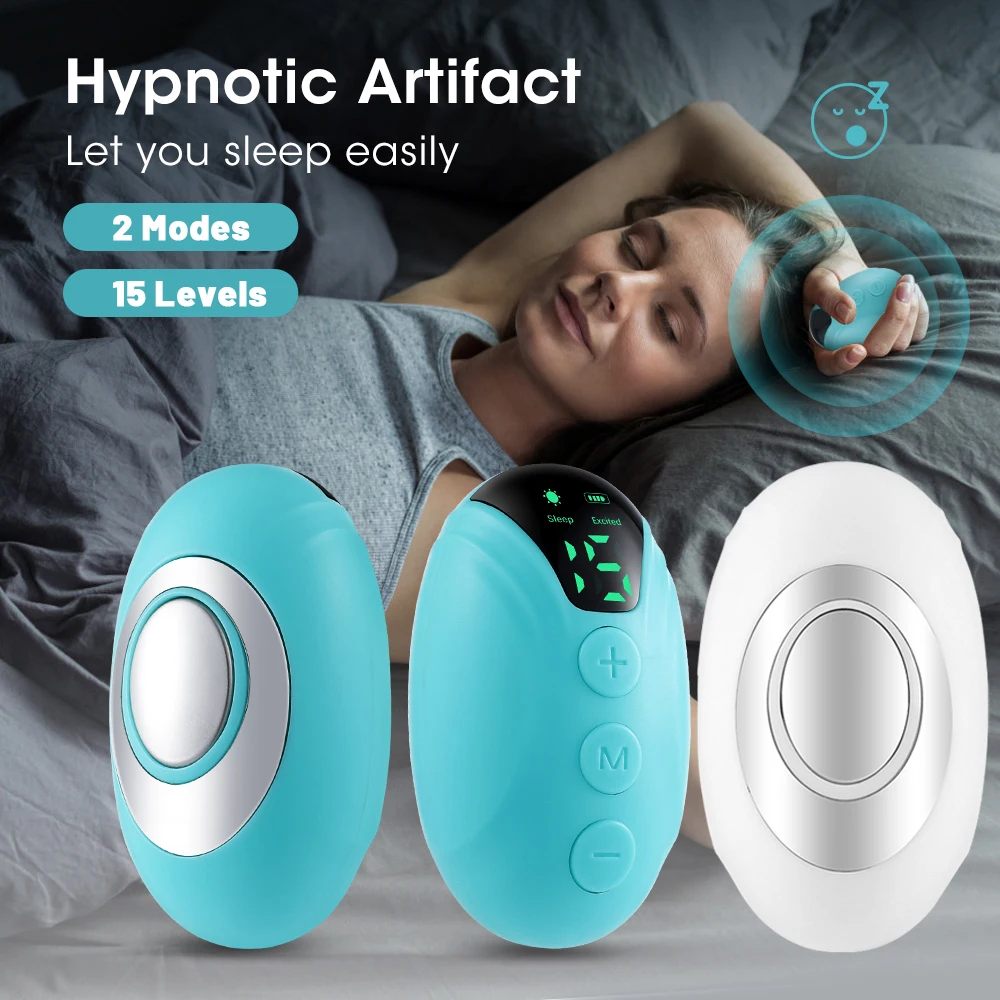 Microcurrent Sleep Aids Digital Handheld Hypnosis Instrument Night Anxiety Pressure Relief Nerves Soothe Help Sleeping Device